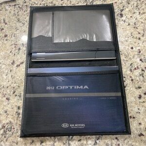 Kia Optima 2012 User Manual with case Preowned Good Used Condition